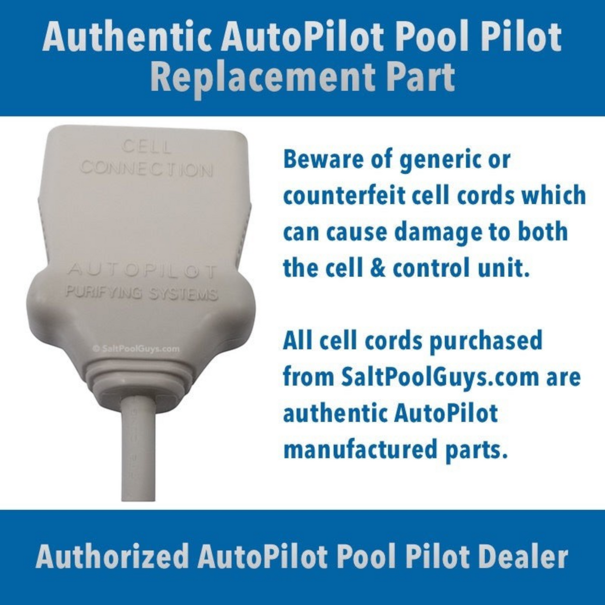 AutoPilot Pool Pilot Cell Cable 12' f/ Digital & Soft Touch Models