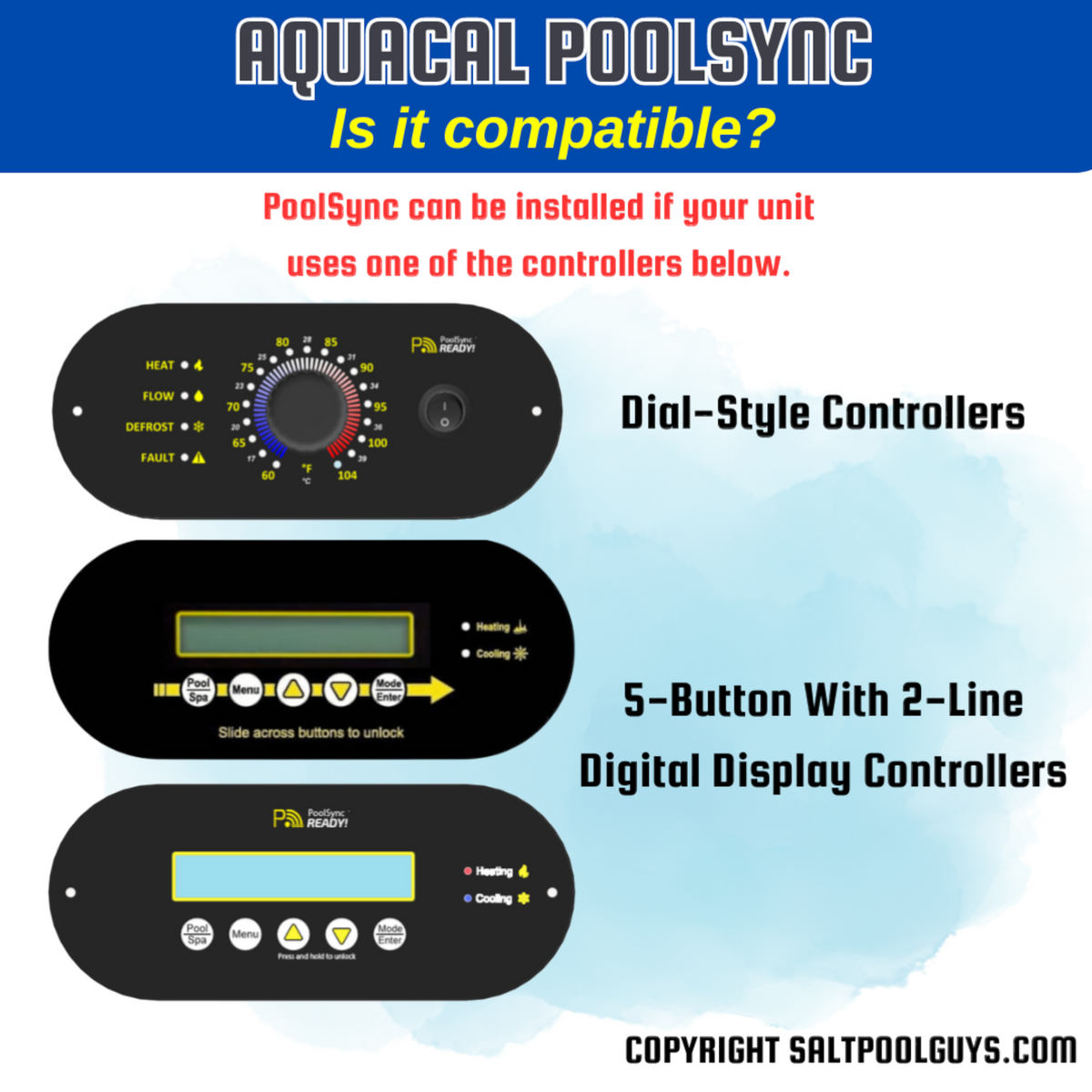 Poolsync Controller Hack AquaCal AutoPilot PoolSync WiFi Controller – SaltPoolGuys.com