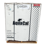 SaltPoolGuys.com AquaCal HeatWave SuperQuiet SQ140ARDSBPA swimming pool and spa heat pump in packaging.