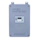 SaltPoolGuys.com AutoPilot Pool Pilot Evolve salt chlorine generator power center with digital display and buttons.