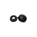SaltPoolGuys.com black plastic fan grille screw cap with US patent number 3930432 embossed.