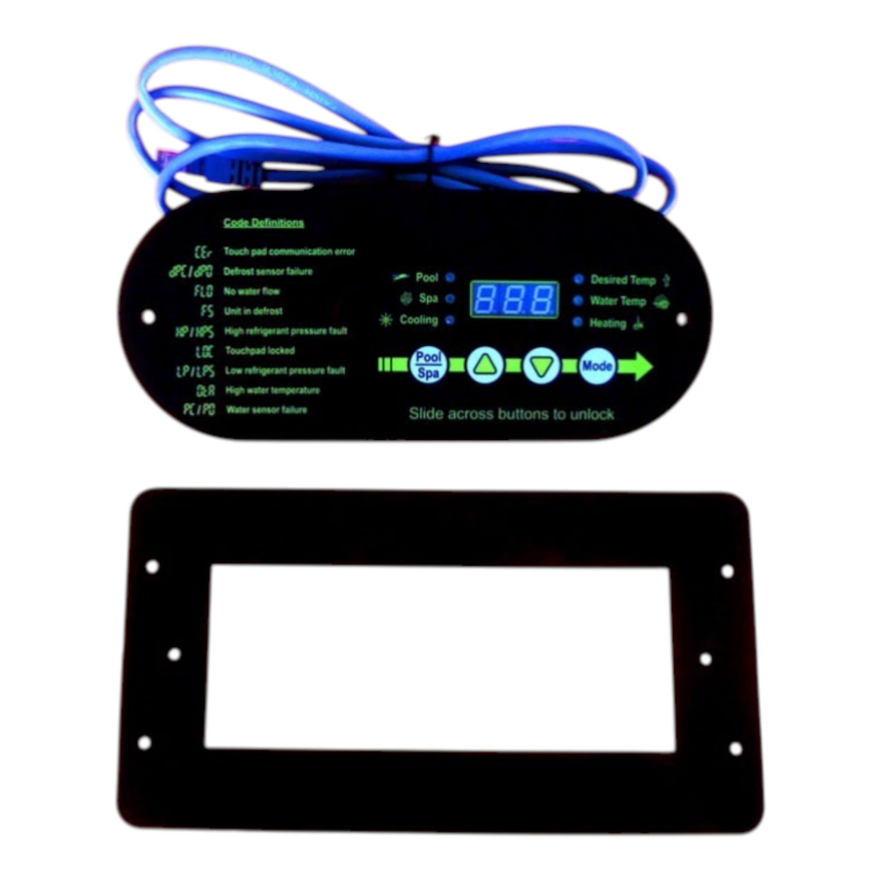 AquaCal Replacement Display - STK0179 (Replaces STA0065)