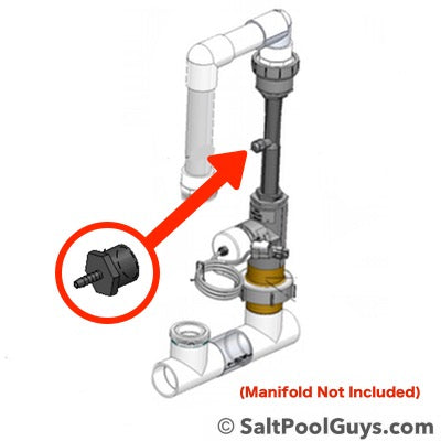 AutoPilot Pool Pilot CoPilot Ozone Tuber Adapter for Injector - APK0035