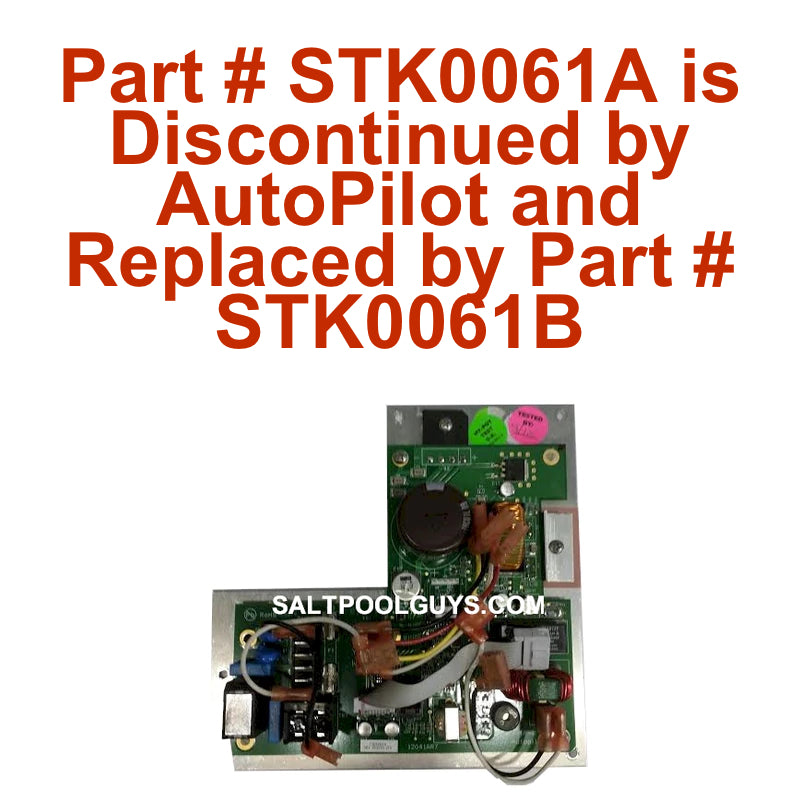 AutoPilot Pool Pilot Nano Power Supply Board - STK0061A - DISCONTINUED BY AUTOPILOT & REPLACED BY PART 